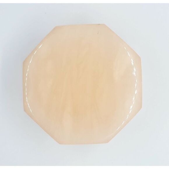 Vintage Genuine Alabaster Hand Carved Made in Italy Hinged Trinket/Jewelry Box - Picture 11 of 12